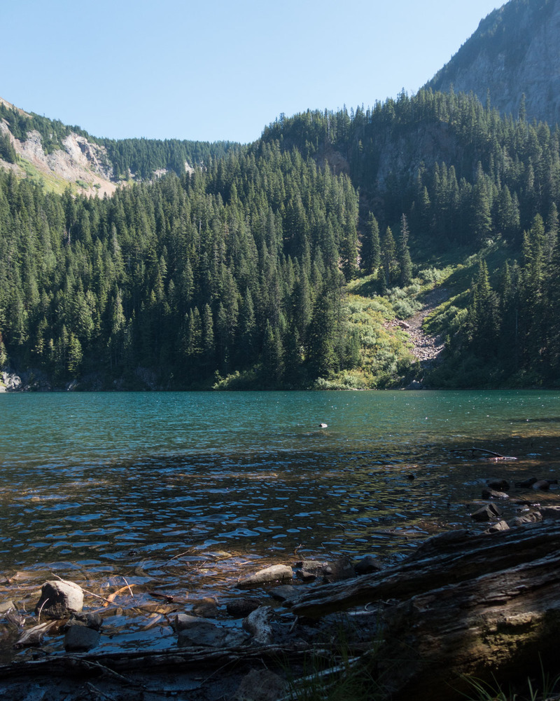 the east side of Annette Lake