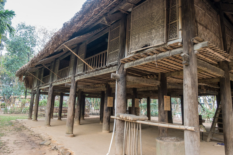 example wooden stilt house