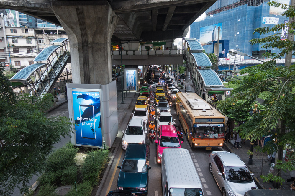Silom traffic