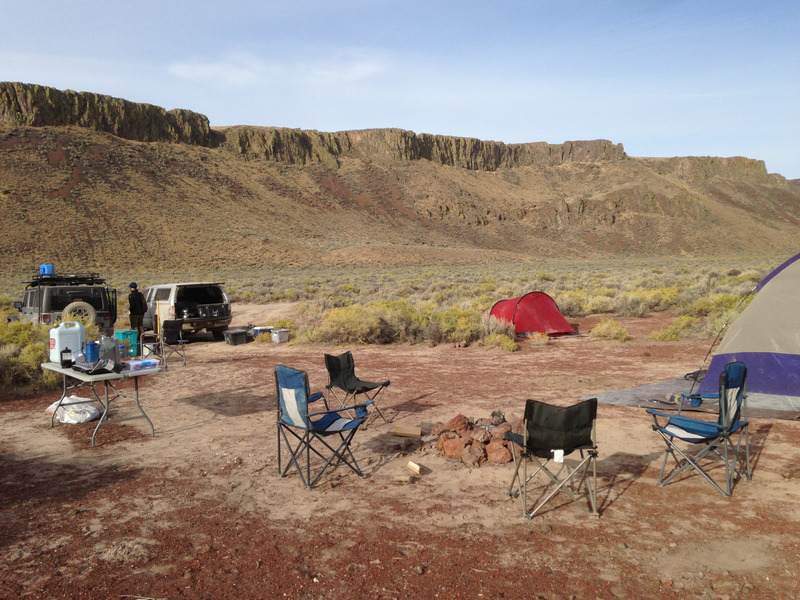 High Rock Canyon campsite