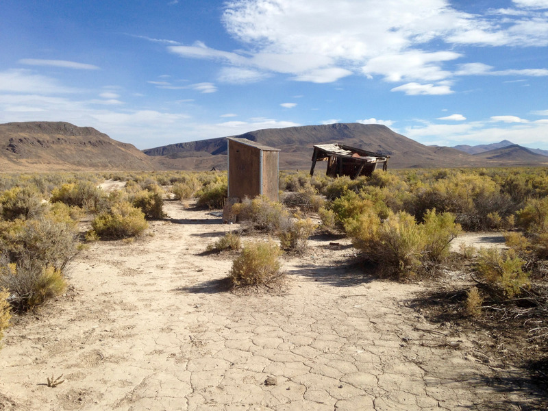 deserted wooden shed