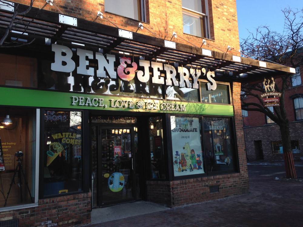 Ben & Jerry's storefront