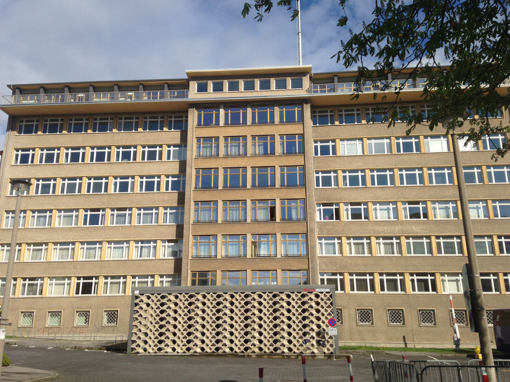 front of the Stasi Museum