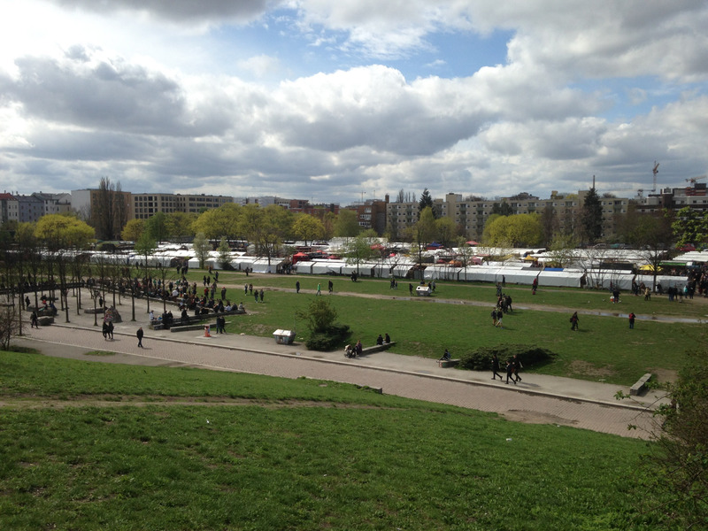 flea market in the park