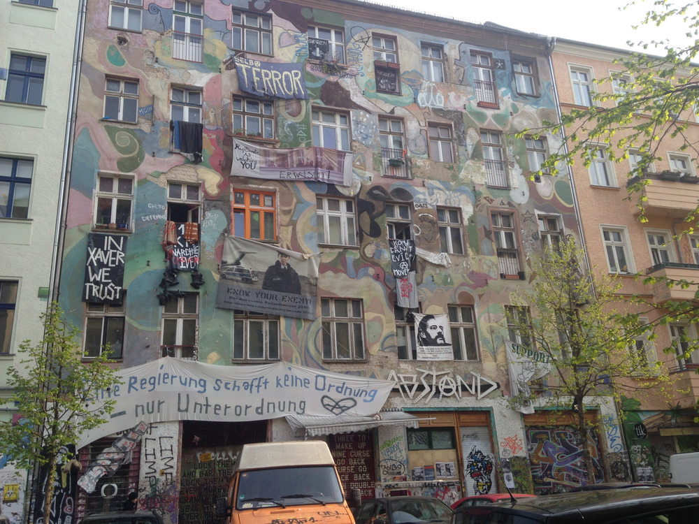 anarchist apartment facade