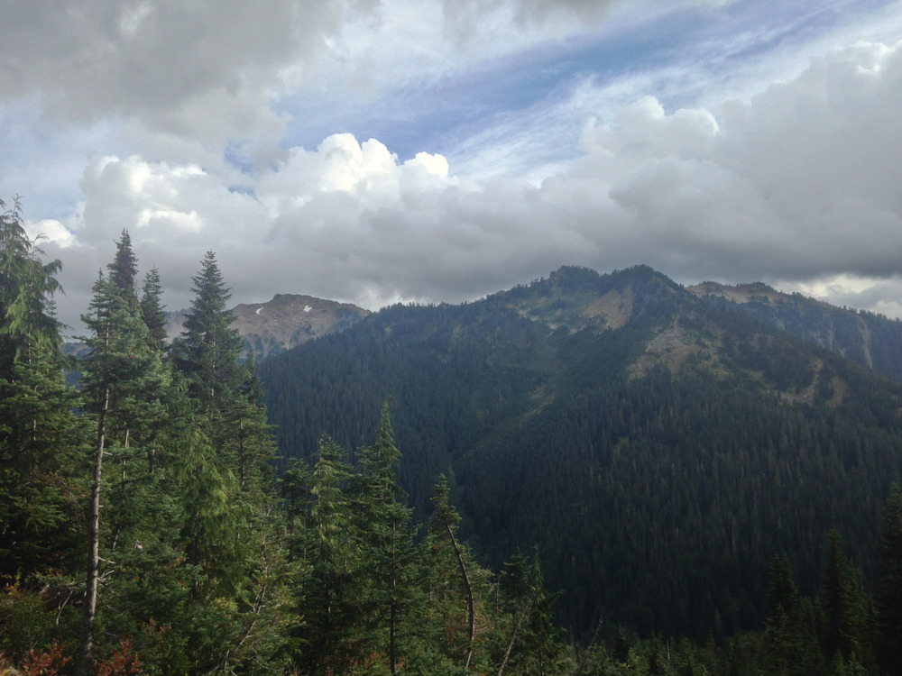 view across the valley