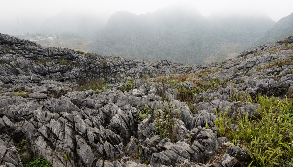 craggy rocks