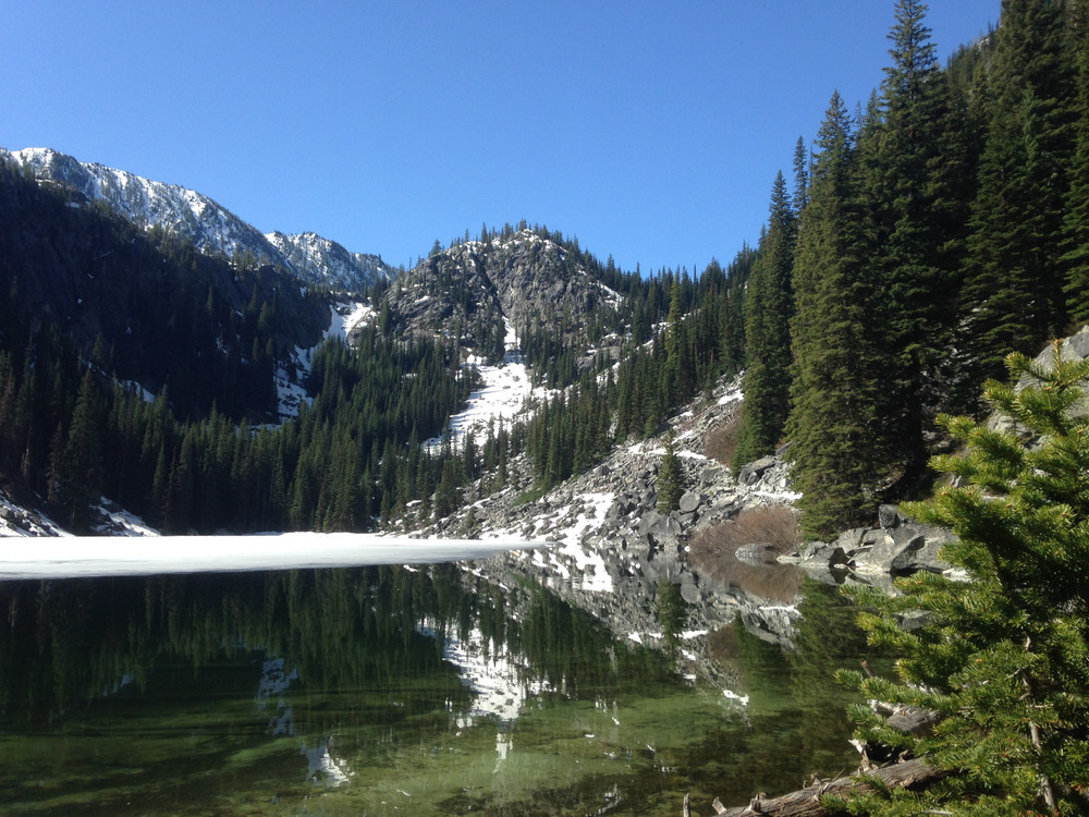 reflections in Nada Lake