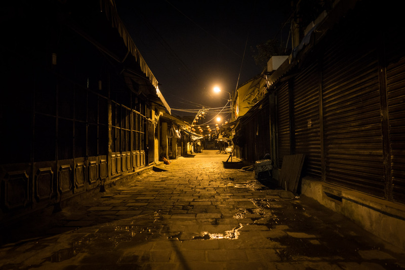 deserted night street