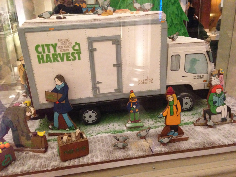 side view of the gingerbread truck