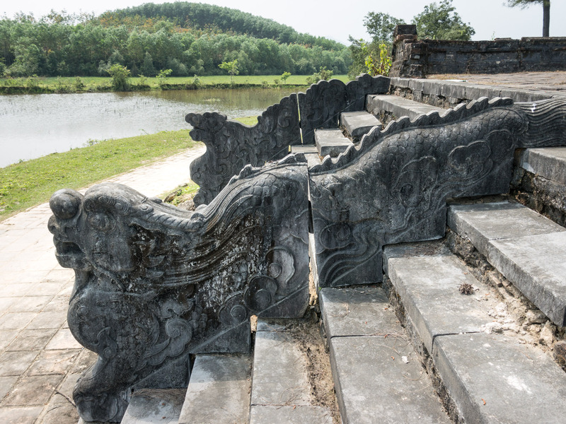 crumbling staircase