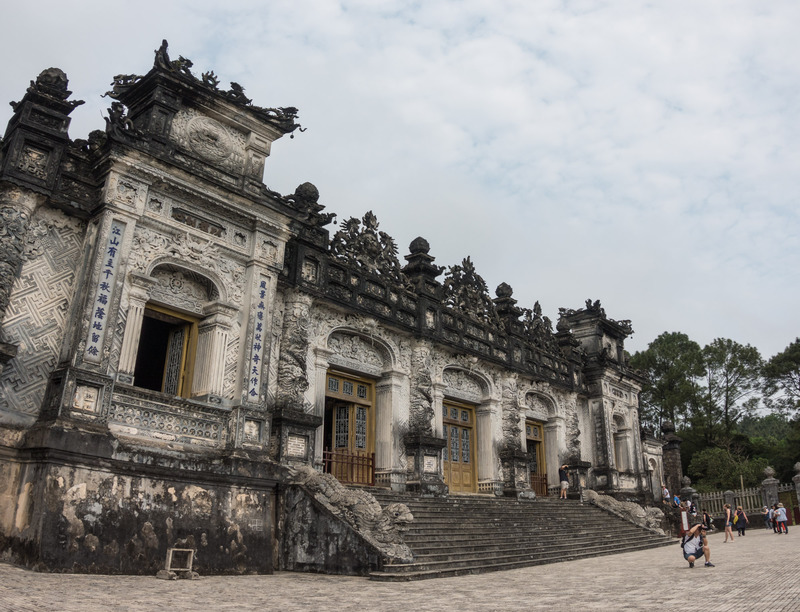 exterior of Khải Dịnh's tomb