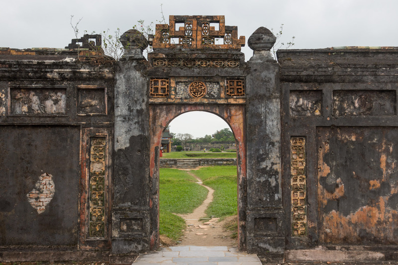 doorway through a wall