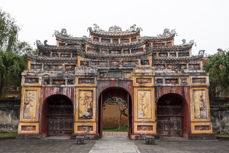 elaborate gate inside the Imperial Palace