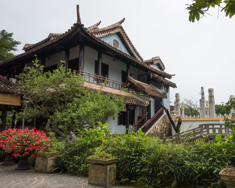 peaceful temple grounds