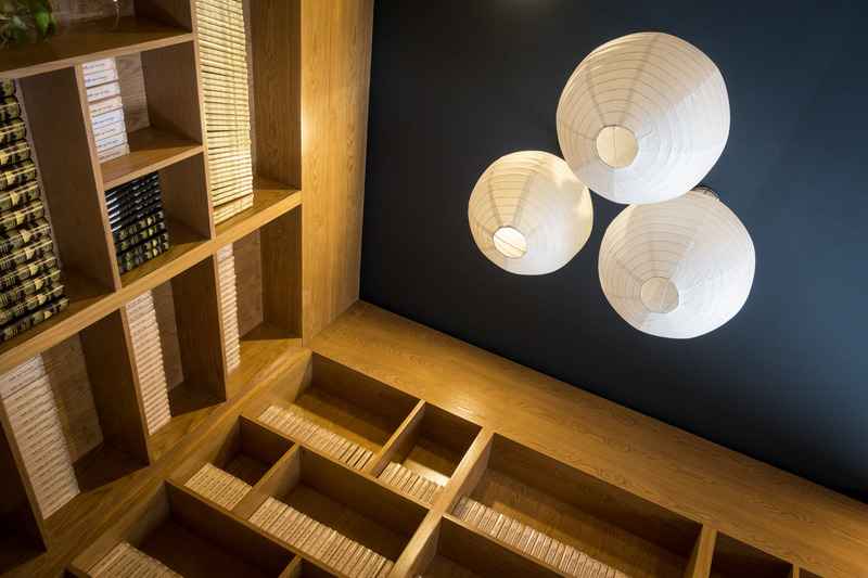 bookcases and light fixtures in Trung Nguyen