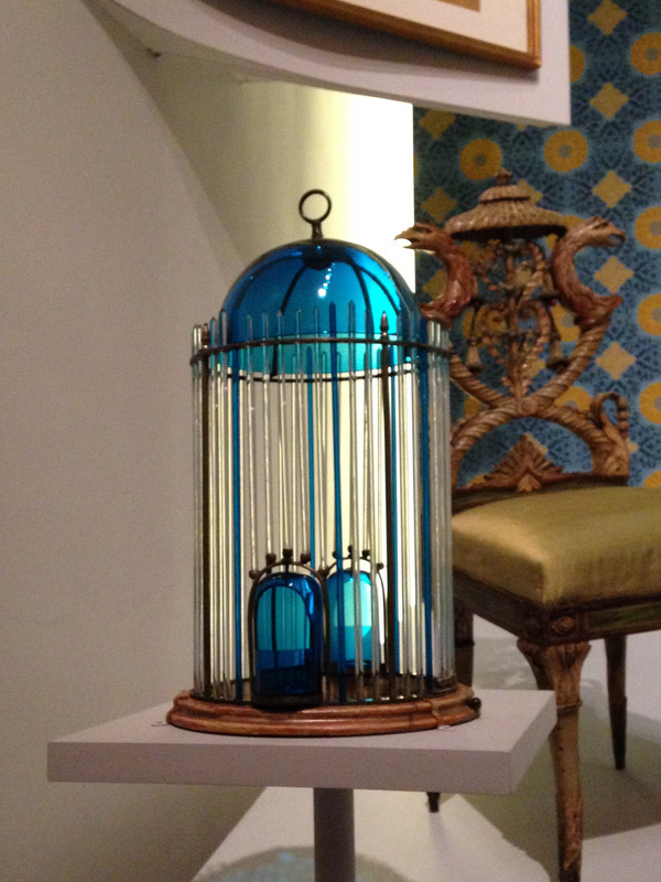 glass birdcage