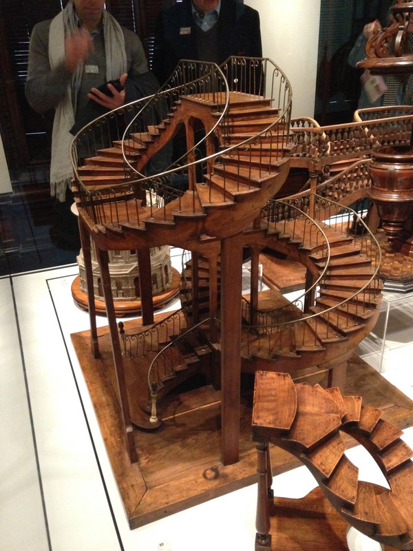 model wooden staircase