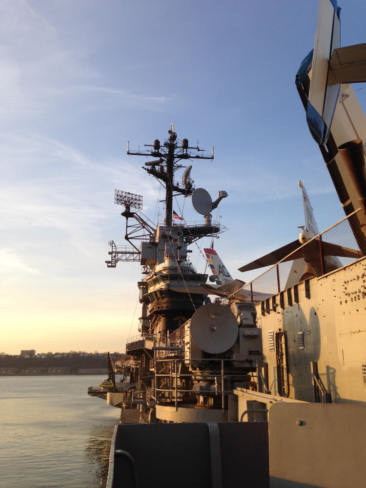 USS Intrepid communications tower