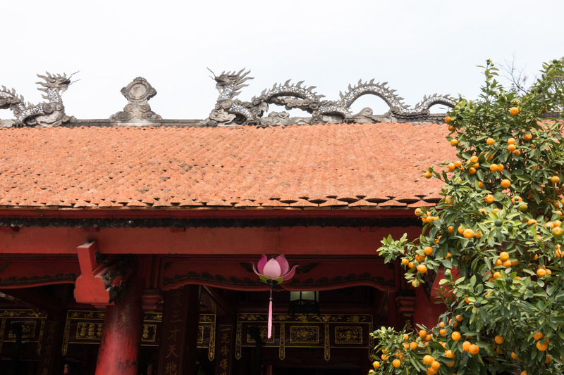 roof of the Temple of Literature