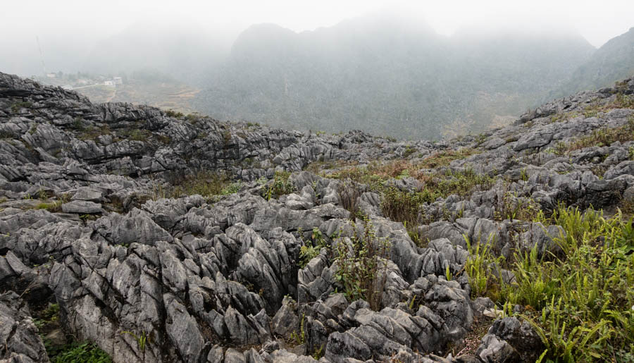 rocks in the Đống Văn Karst Plateau