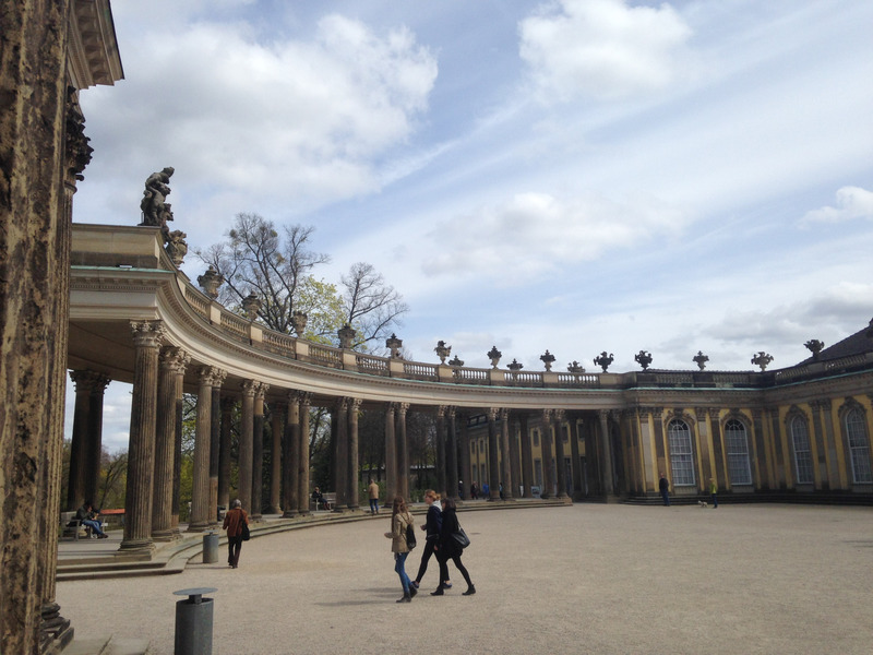 palace courtyard