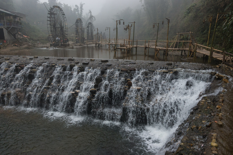 Cat Cat Village waterfall