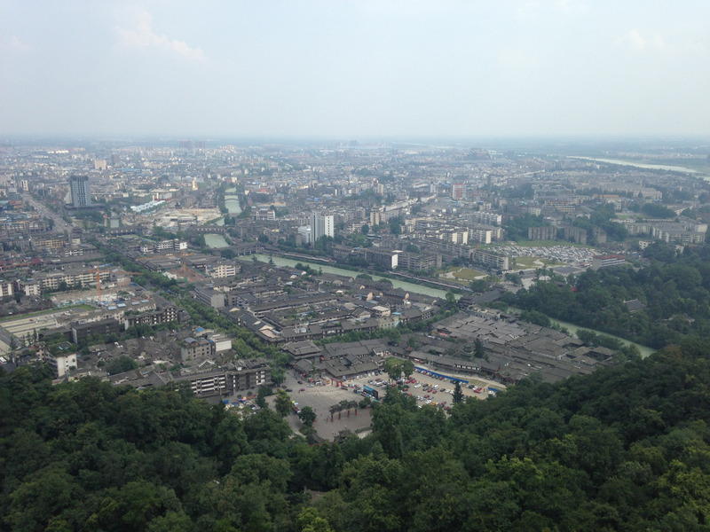 aerial view of Dujiayang