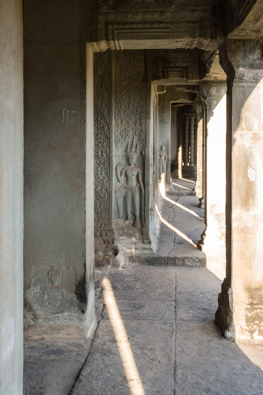 corridor at Angkor Wat