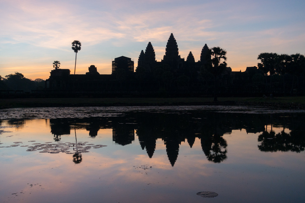 sunrise over Angkor Wat