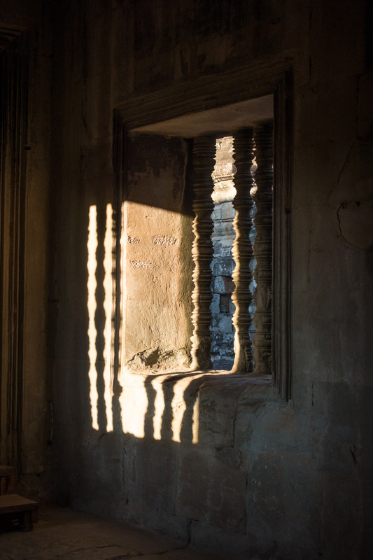 light streaming through a window