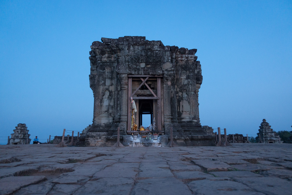 temple at sunrise