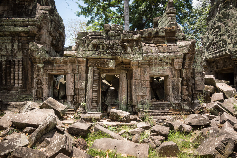 rubble at Ta prohm