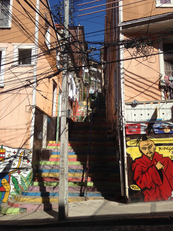 colorful stairs