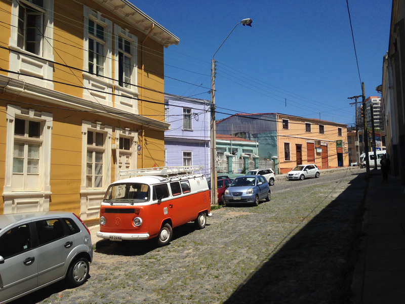 Volkswagon parked on the street