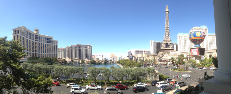 the Vegas Strip during the day