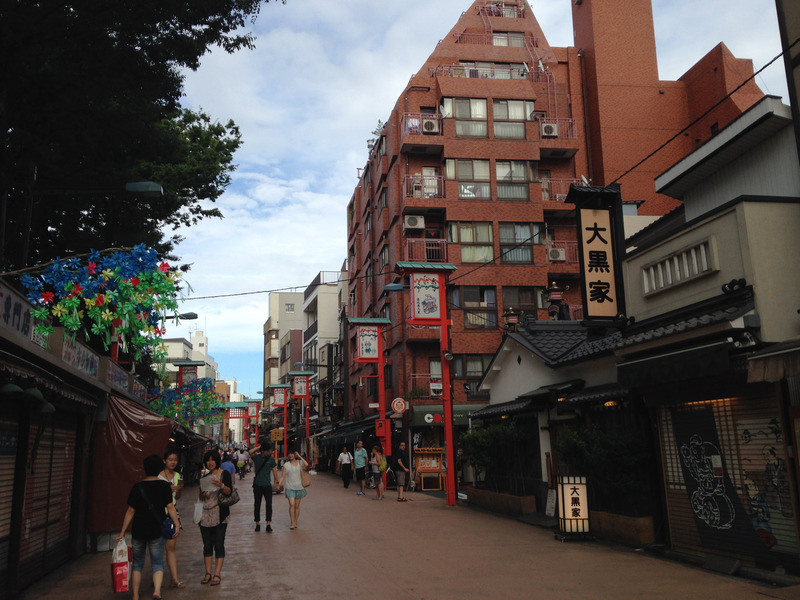 quiet pedestrian street