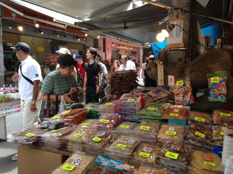 dried fish display