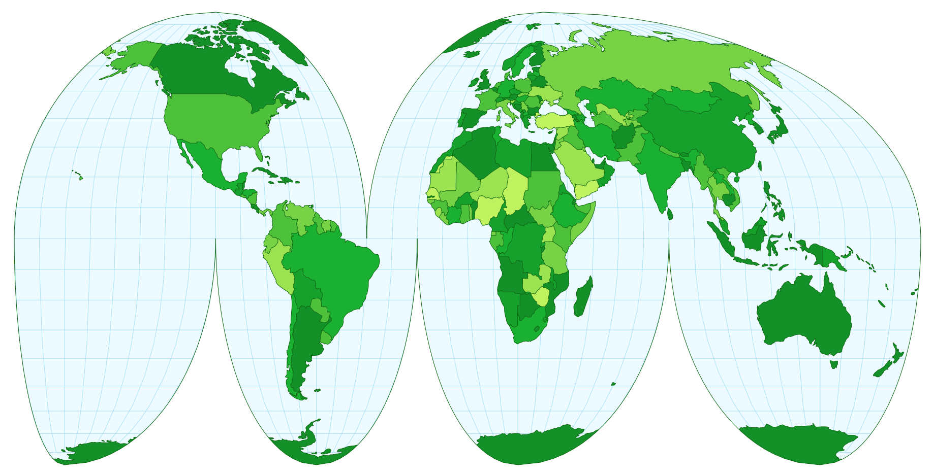 world map