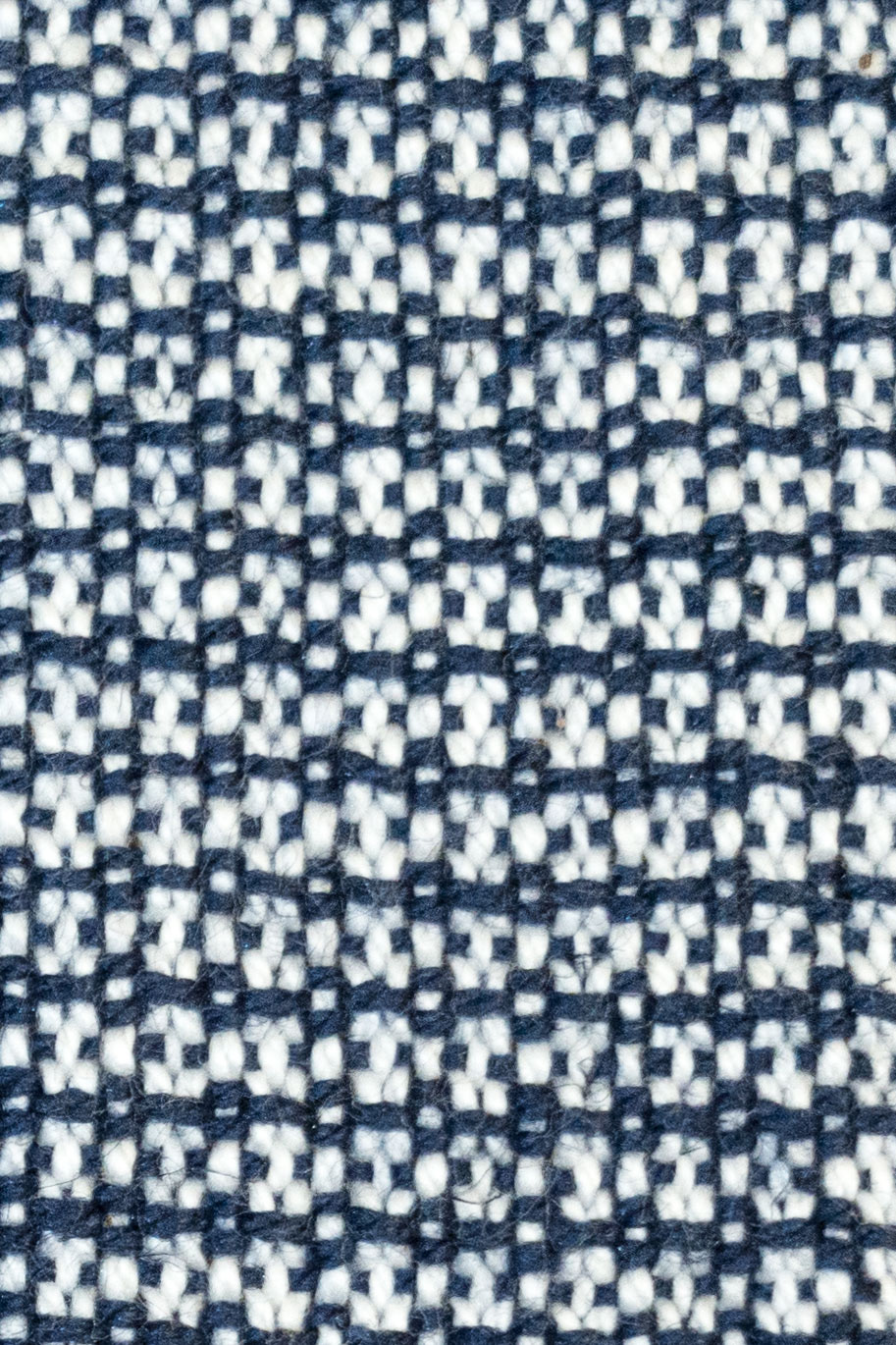 sample of waffle weave, front side