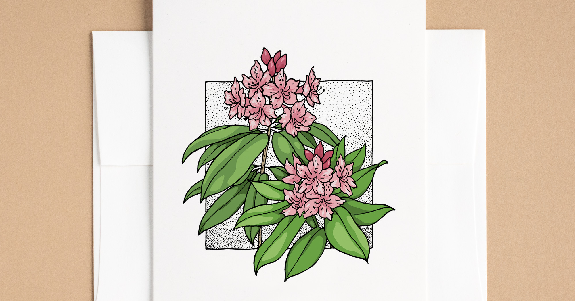 Pacific Rhododendron  Card | Lauren Nishizaki Designs